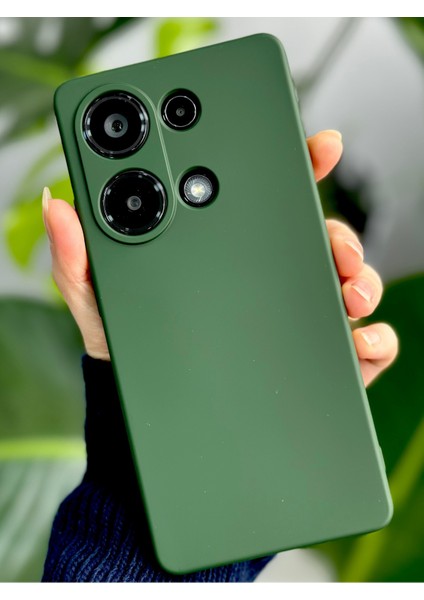 Redmi Note 13 4g Uyumlu Içi Kadife Lansman Esnek Silikon Kılıf