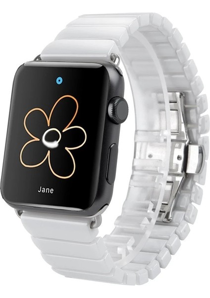 Ally Apple Watch 7-8 45MM 6-5-4 44MM Kordon Kayış Seramik Metal Kordon 3-2-1 42MM- - ?25?02E7-3G6