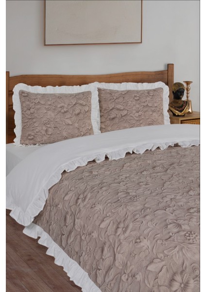 %100 Pamuk Fırfırlı Çift Kişilik Nevresim Takımı fiyatları