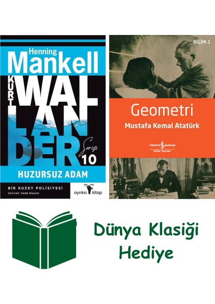 Huzursuz Adam + Geometri + Dünya Klasiği Hediye