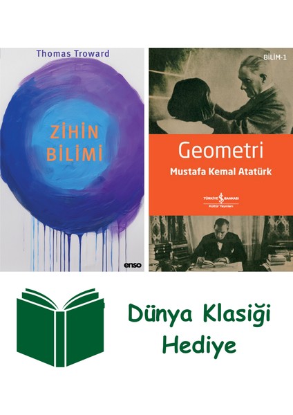 Zihin Bilimi + Geometri + Dünya Klasiği Hediye