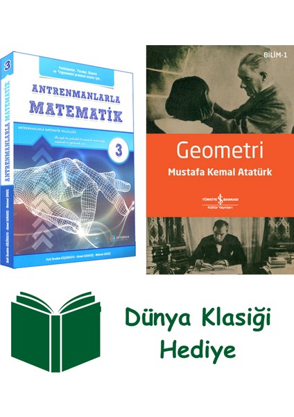 Antrenmanlarla Matematik 3 + Geometri + Dünya Klasiği Hediye
