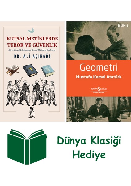 Kutsal Metinlerde Terör ve Güvenlik + Geometri + Dünya Klasiği Hediye