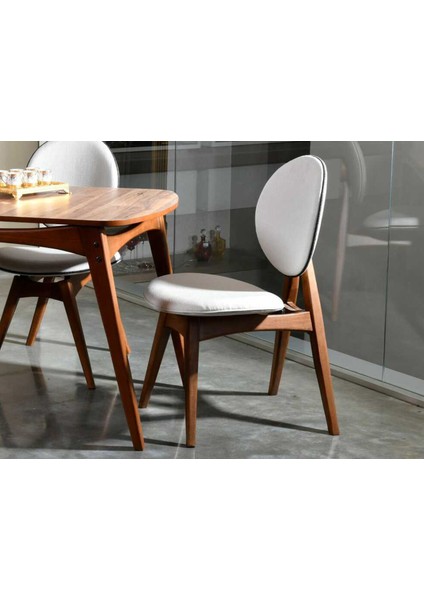 Touch 2'li Sandalye Krem