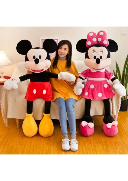 100 Cm. Dev Boy Minnie Mouse Peluş Oyuncak Fare Mini Mickey Miki Maus modelleri