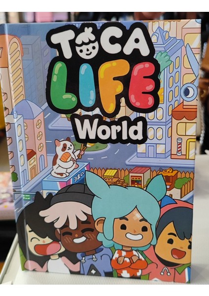 Toca Life Word Ciltli Sert Kapak Ajanda Günlük Çok Amaçlı Çizgili Defter