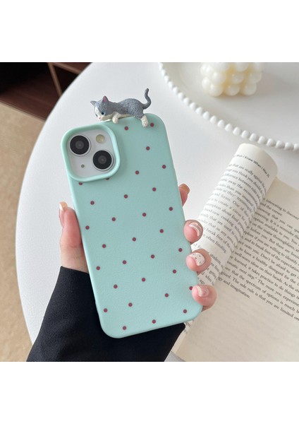 iPhone 16 Pro Uyumlu Hayvan Figürlü Benekli Voor Silikon Kılıf