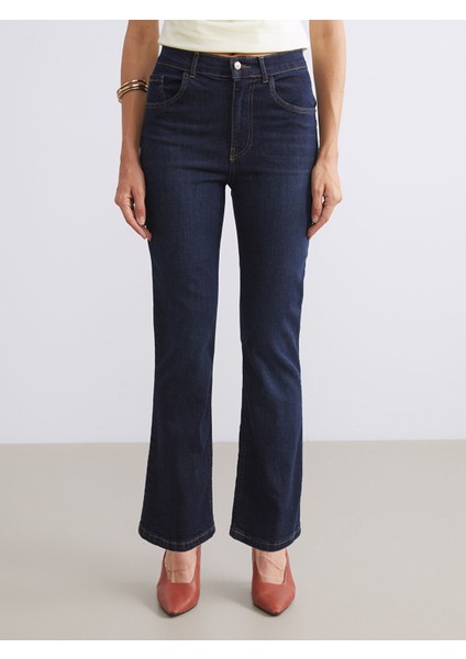 Yeni Sezon Crop Flare Kadın Jean Pantolon fiyatları