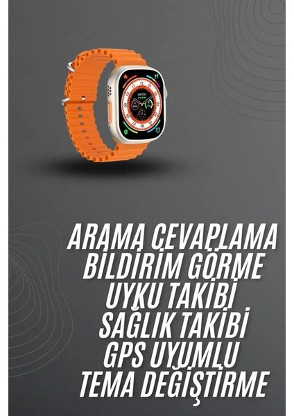 Akıllı Saat Arama Cevaplayan Bildirim Görme Yeni Nesil Bluetooth Bağlantılı