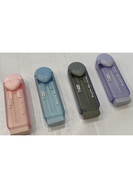 Mikro Renkli 4 Lü Silgi Seti