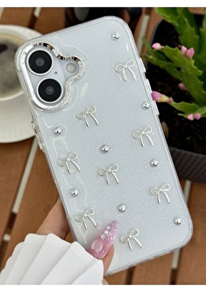 Iphone 17 Uyumlu Mini Fiyonk Oyuncak Tasarımlı Silikon Kılıf modelleri