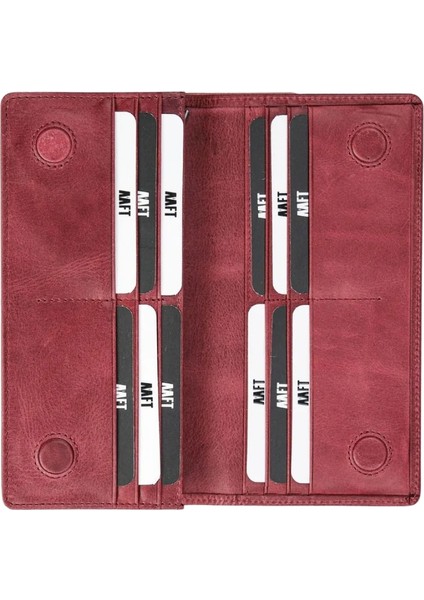 Hakiki Deri Unisex Telefon Bölmeli Cüzdan | Golden 3367