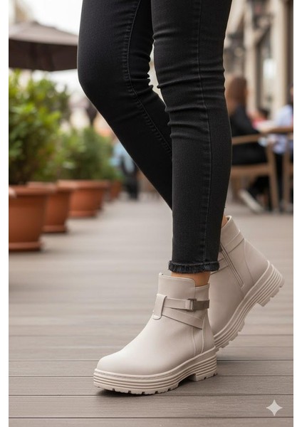 1186 Rahat Sıcak Astar Kaymaz Taban Fermuarlı Kadın Bot fiyatları