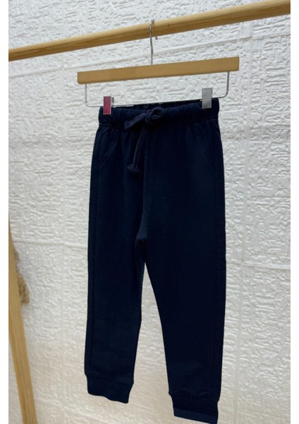 Erkek Çocuk 1-5 Yaş Lastikli Paça Yazlık Eşofman Altı 5013 Lacivert