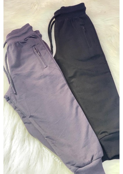 Erkek Bebek 9-36 Ay Fermuarlı Eşofman Altı 4030 Siyah modelleri