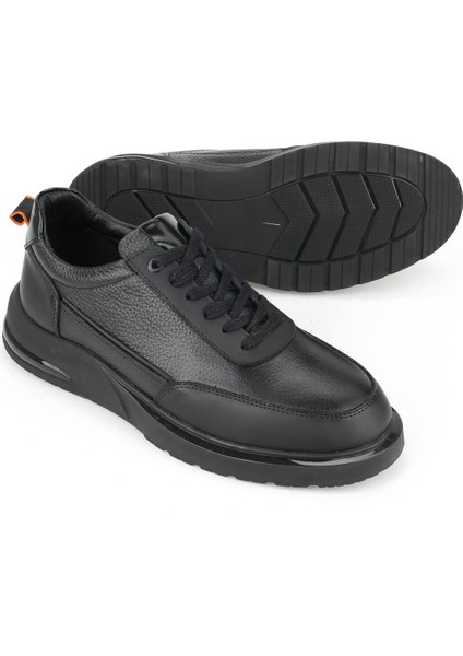 , Erkek Hakiki Deri Ayakkabı 1531025Z2048 Siyah fırsatları