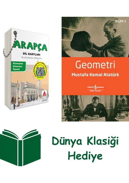 Arapça Dil Kartları + Geometri + Dünya Klasiği Hediye