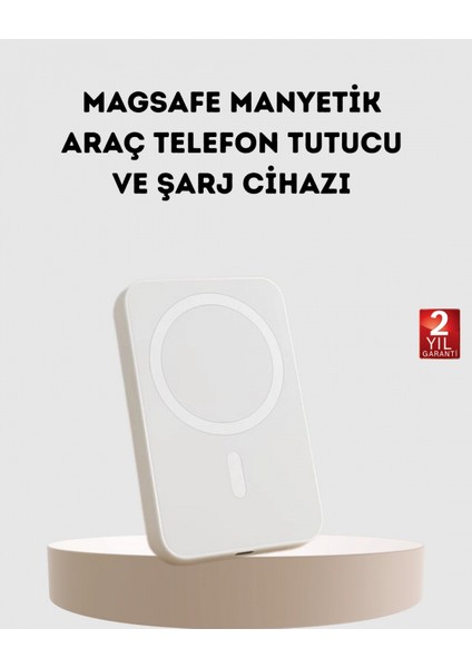 5000MAH Manyetik Powerbank – Iphone Serisi Için Taşınabilir Kablosuz Şarj Cihazı