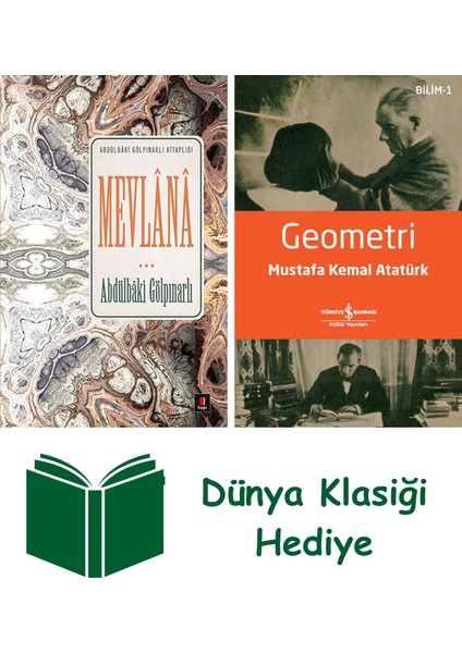Mevlânâ + Geometri + Dünya Klasiği Hediye