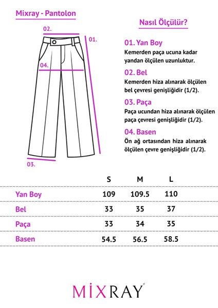 4754 Kadın Çizgili Çapraz Bel Pantolon Kahve
