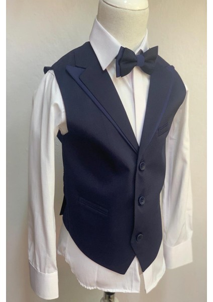 Erkek Çocuk Klasik Yelekli Takım 20501 Lacivert indirimleri