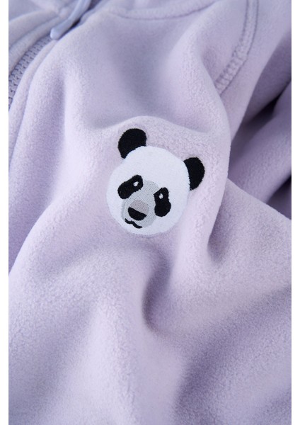 Panda Half-Zip Polar - Lila fiyatları