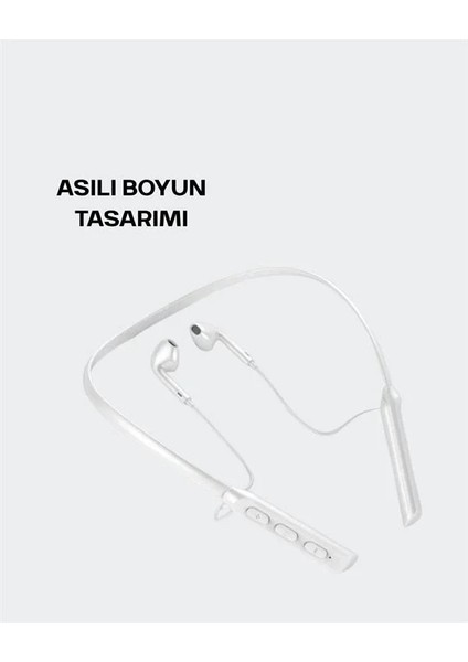 Uzun Pil Ömürlü Kablosuz Kulaklık – Boyun Askılı, 100 Saat Kullanım fiyatları