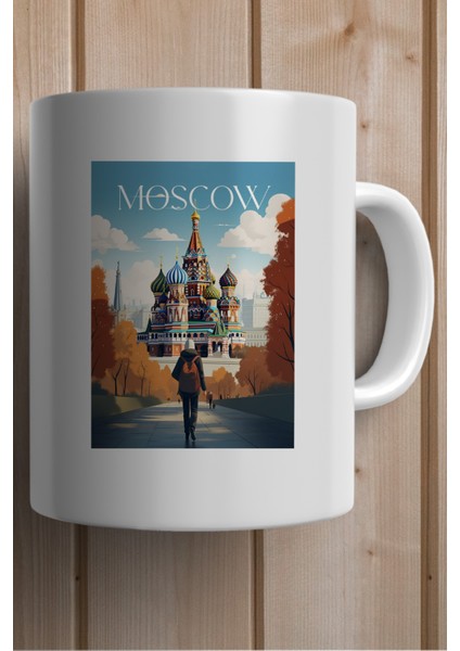 Moskova Baskılı Kupa Bardak fiyatları