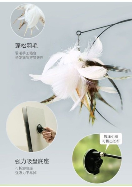 Vantuzlu Tüylü Zilli Kedi Oyun Oltası fiyatları