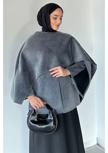 Çıtçıtlı Sakallı Yumoş Tesettür Panço P-00018878 fiyatları