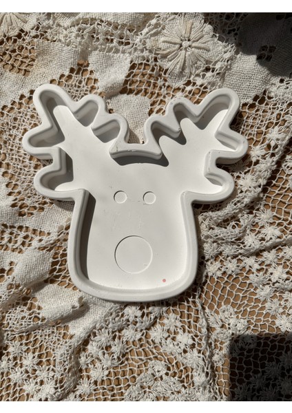 Boyanabilir Geyik Tabak, Yeniyıl Dekorasyon