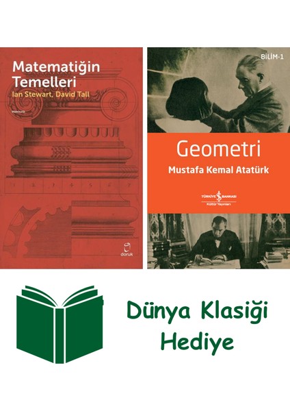 Matematiğin Temelleri + Geometri + Dünya Klasiği Hediye