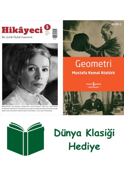 Hikayeci - 5 + Geometri + Dünya Klasiği Hediye