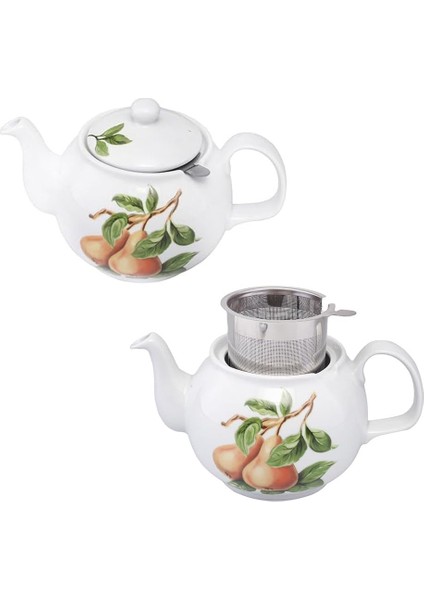 Porselen Kapaklı Demlik 975CC Tekli