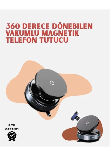 Evrensel Uyumlu Manyetik Araç Telefon Standı – Dayanıklı Alüminyum Gövde