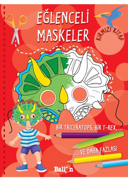 Eğlenceli Maskeler (Kırmızı Kitap)