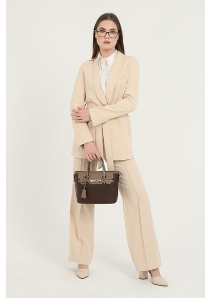 Kahve - Vizon SP1185 Kadın El Çantası