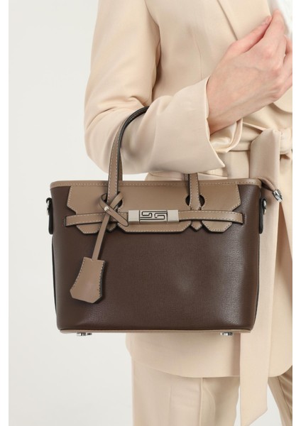 Kahve - Vizon SP1185 Kadın El Çantası