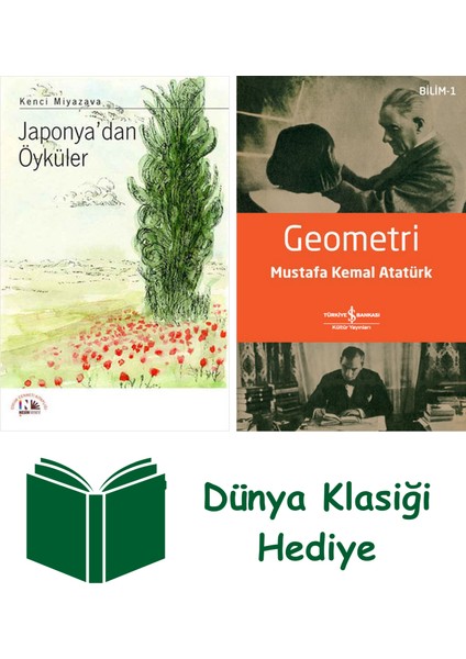 Japonya’dan Öyküler + Geometri + Dünya Klasiği Hediye