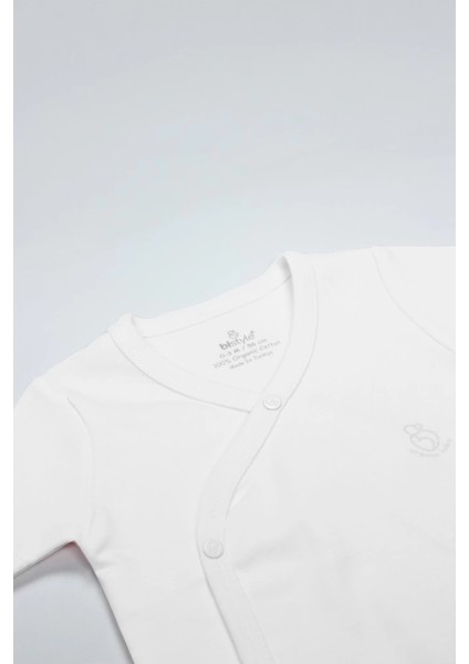 Bfs Organik Natural Basic Style Kruvaze Yarım Kol Body BS17101 Beyaz fiyatları