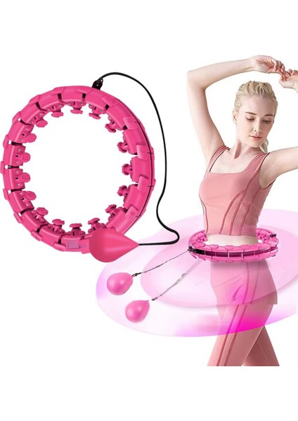 Hulalop Egzersiz Çemberi - Egzersiz Halkası - Ağırlıklı - Bel Bölgesi Ayarlanabilir 24 Parça indirimleri