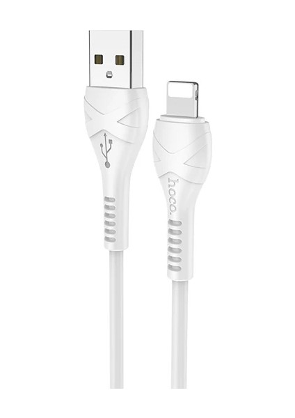 Hoco X37 Iphone 14-13-12-11 Lightning Şarj ve Data Kablosu 1m 2.4A-(5775) - ?91?71E7-5G7191
