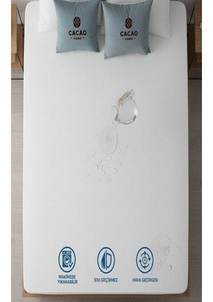 Mikro Fitted Lastikli Alez Su Sıvı Geçirmez Yatak Alezi Battal Tek Çift Kişilik Alez (+30 cm Derinlikli) modelleri