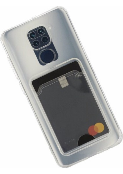 Xiaomi Redmi Note 9 Uyumlu Kartlıklı Şeffaf Kılıf fiyatları