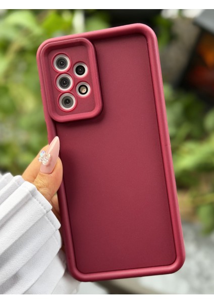 Galaxy A32 Uyumlu Mat Lansman Parmak Izi Bırakmaz Esnek Silikon Kılıf