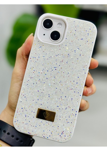 Iphone 14 Plus ve 15 Plus Uyumlu Elmas Tasarımlı Taşlı Işıltılı Parlak Pırlanta Silikon Kılıf modelleri