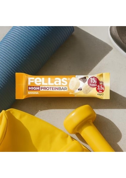 Fellas Muzlu Yüksek Protein Bar 45 G x 12 Adet