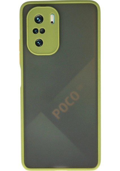 Xiaomi Poco F3 Kılıf Montreal Silikon Kapak - Açık Yeşil - FKU2659-4572