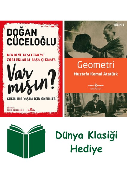 Var Mısın? + Geometri + Dünya Klasiği Hediye