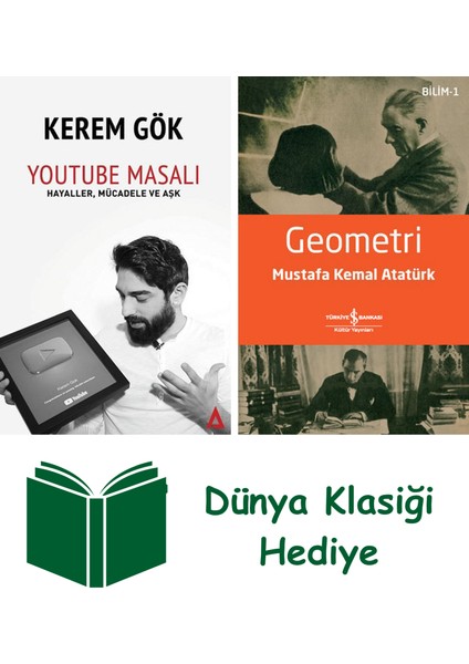Youtube Masalı + Geometri + Dünya Klasiği Hediye
